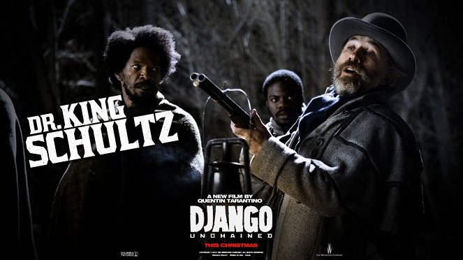 Nespoutaný Django - Fotosky - Jamie Foxx, Christoph Waltz