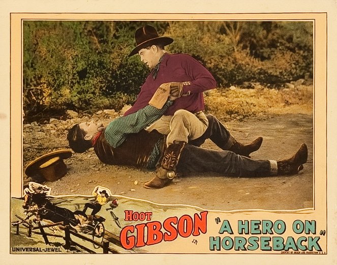 A Hero on Horseback - Lobby Cards