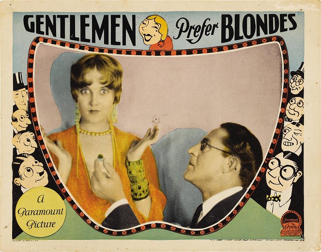 Gentlemen Prefer Blondes - Cartes de lobby