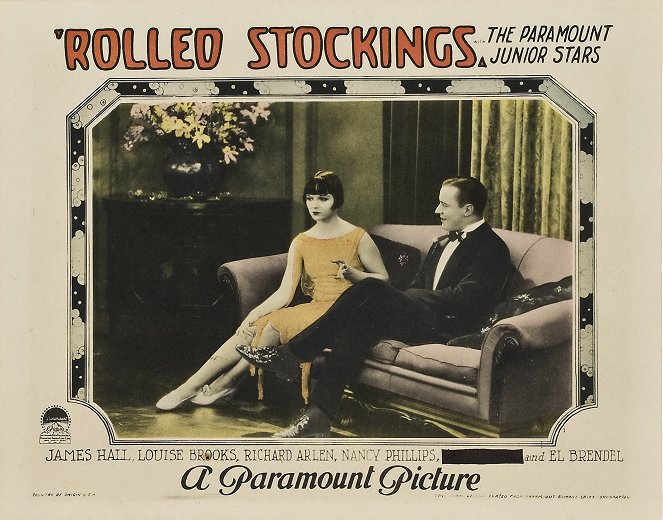 Rolled Stockings - Lobbykarten - Louise Brooks, Richard Arlen