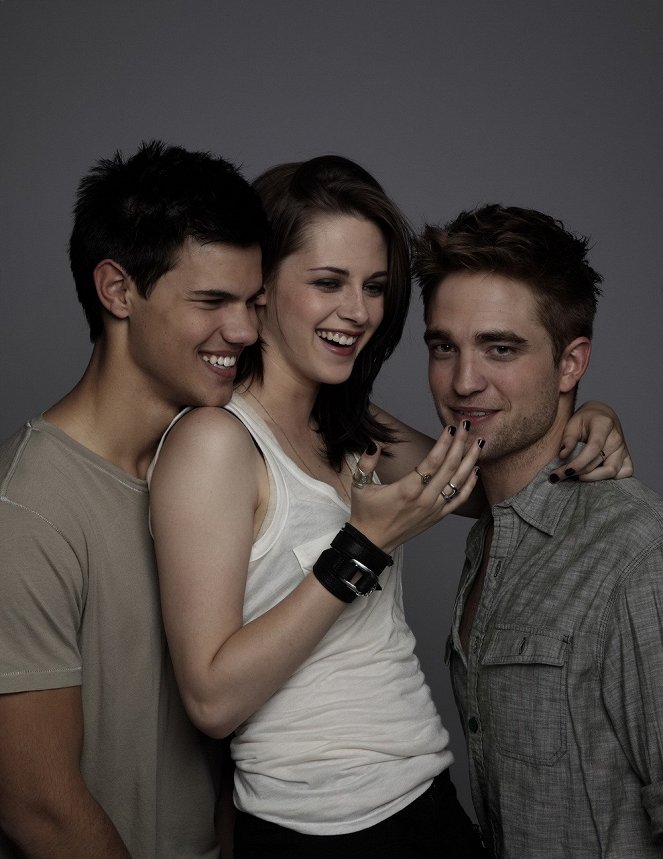 Alkonyat - Napfogyatkozás - Promóció fotók - Taylor Lautner, Kristen Stewart, Robert Pattinson