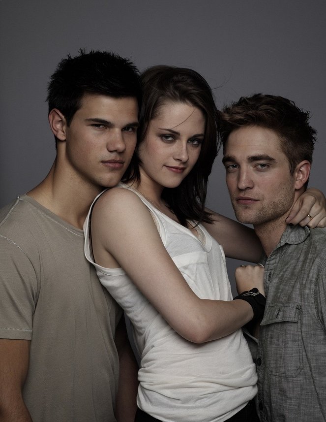 Alkonyat - Napfogyatkozás - Promóció fotók - Taylor Lautner, Kristen Stewart, Robert Pattinson