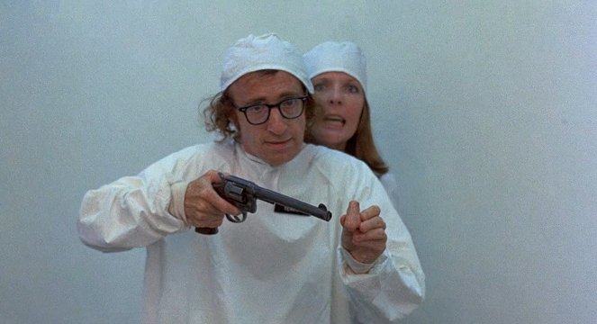 Śpioch - Z filmu - Woody Allen, Diane Keaton