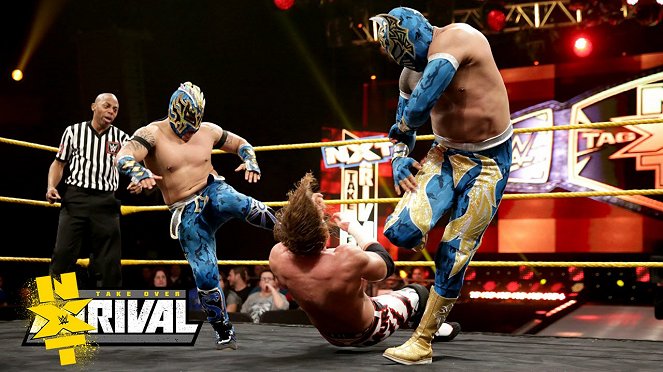 NXT TakeOver: Rival - Cartões lobby - Emanuel Rodriguez, Jorge Arias