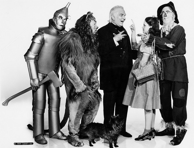 Der Zauberer von Oz - Werbefoto - Jack Haley, Bert Lahr, Frank Morgan, Judy Garland, Ray Bolger