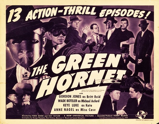 The Green Hornet - Cartes de lobby