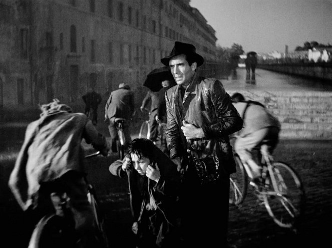 Biciklitolvajok - Filmfotók - Enzo Staiola, Lamberto Maggiorani