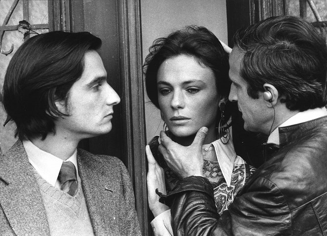 Noc amerykańska - Z filmu - Jean-Pierre Léaud, Jacqueline Bisset, François Truffaut