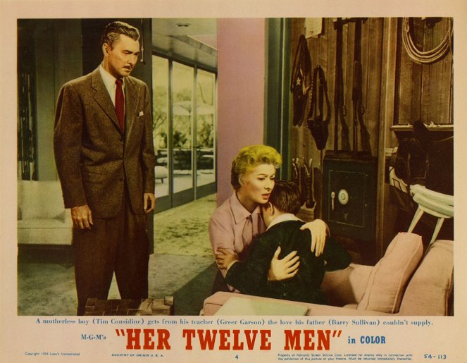 Her Twelve Men - Vitrinfotók - Barry Sullivan, Greer Garson