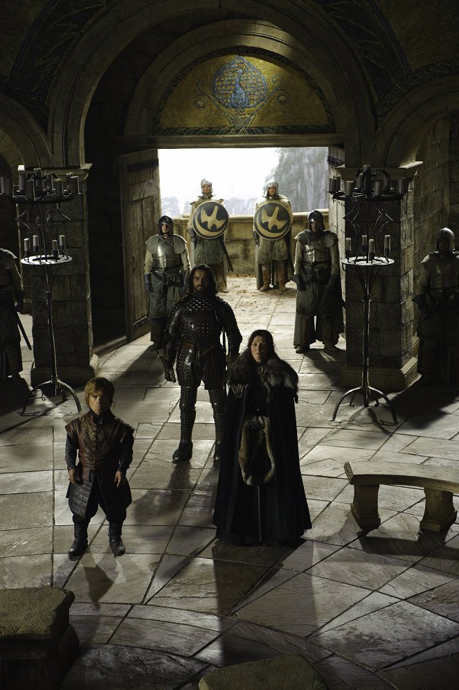Game Of Thrones - Der Wolf und der Löwe - Filmfotos - Peter Dinklage, Brendan McCormack, Michelle Fairley