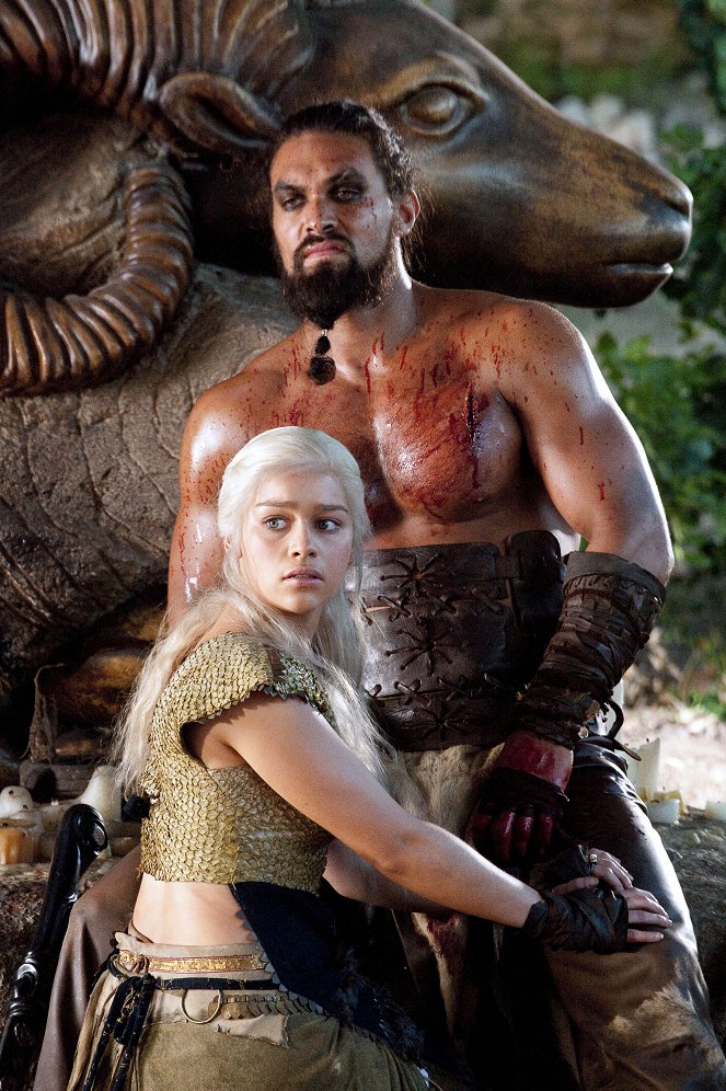 Game of Thrones - Terävä pää - Kuvat elokuvasta - Emilia Clarke, Jason Momoa