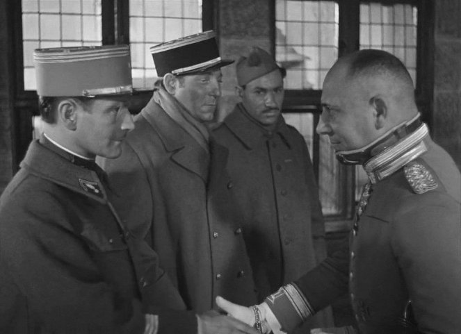 Velká iluze - Z filmu - Jean Gabin, Erich von Stroheim