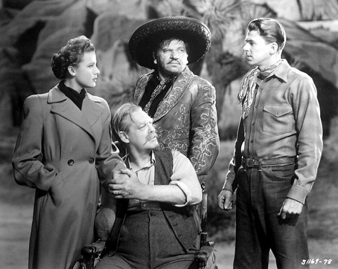 Laraine Day, Lionel Barrymore, Wallace Beery, Ronald Reagan