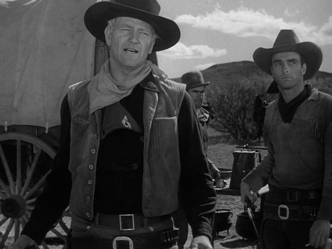 Červená rieka - Z filmu - John Wayne, Montgomery Clift