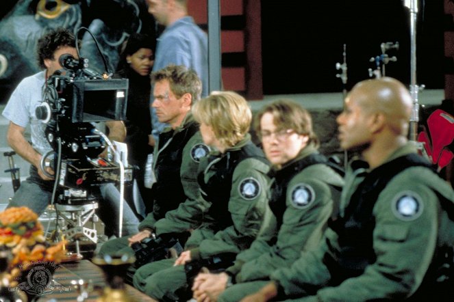 Stargate Kommando SG-1 - Season 1 - Die Seuche - Dreharbeiten - Richard Dean Anderson, Michael Shanks