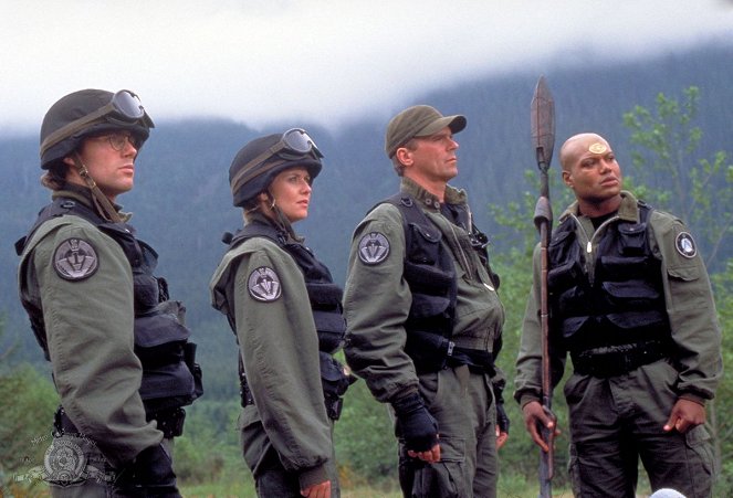 Stargate Kommando SG-1 - Die Macht der Weisen - Filmfotos - Michael Shanks, Amanda Tapping, Richard Dean Anderson, Christopher Judge