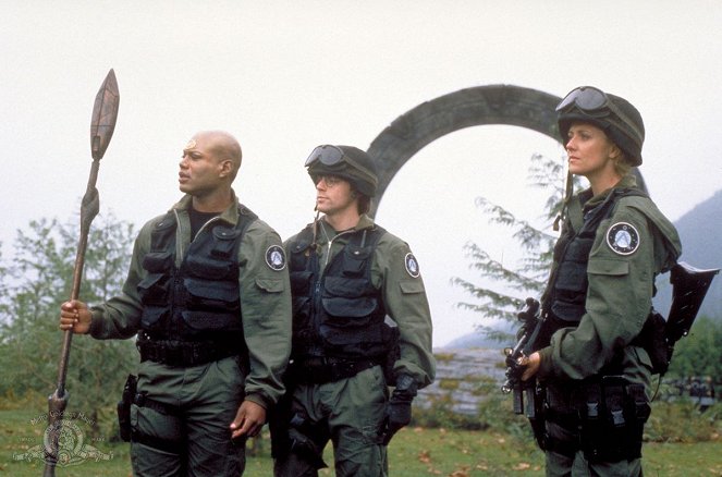 Stargate Kommando SG-1 - Die Macht der Weisen - Filmfotos - Christopher Judge, Michael Shanks, Amanda Tapping