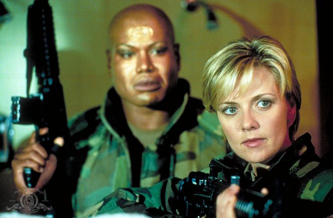 Stargate Kommando SG-1 - Der Kuss der Göttin - Filmfotos - Christopher Judge, Amanda Tapping