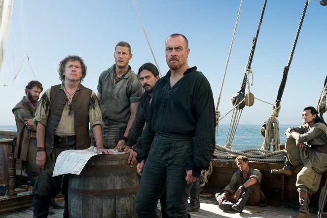 Black Sails - Season 3 - XX. - Kuvat elokuvasta - Tom Hopper, Luke Arnold, Toby Stephens