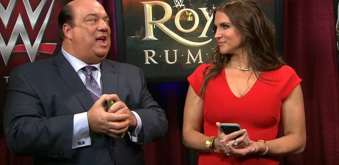 WWE Royal Rumble - Photos - Paul Heyman, Stephanie McMahon