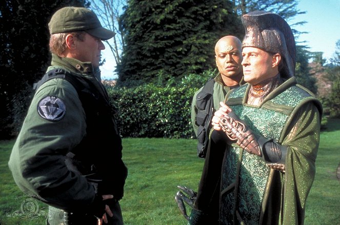 Stargate Kommando SG-1 - Season 2 - Virtueller Alptraumy - Filmfotos - Richard Dean Anderson, Christopher Judge, Dwight Schultz