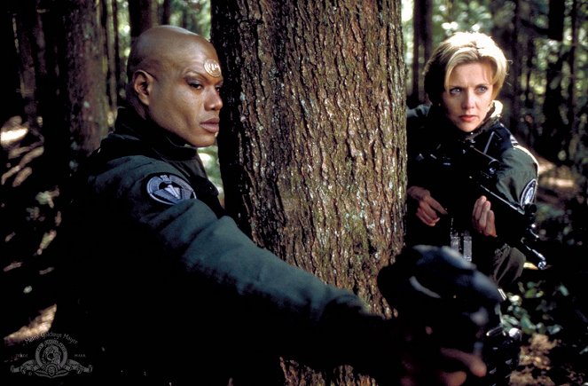 Stargate Kommando SG-1 - Der Sarkophag - Filmfotos - Christopher Judge, Amanda Tapping