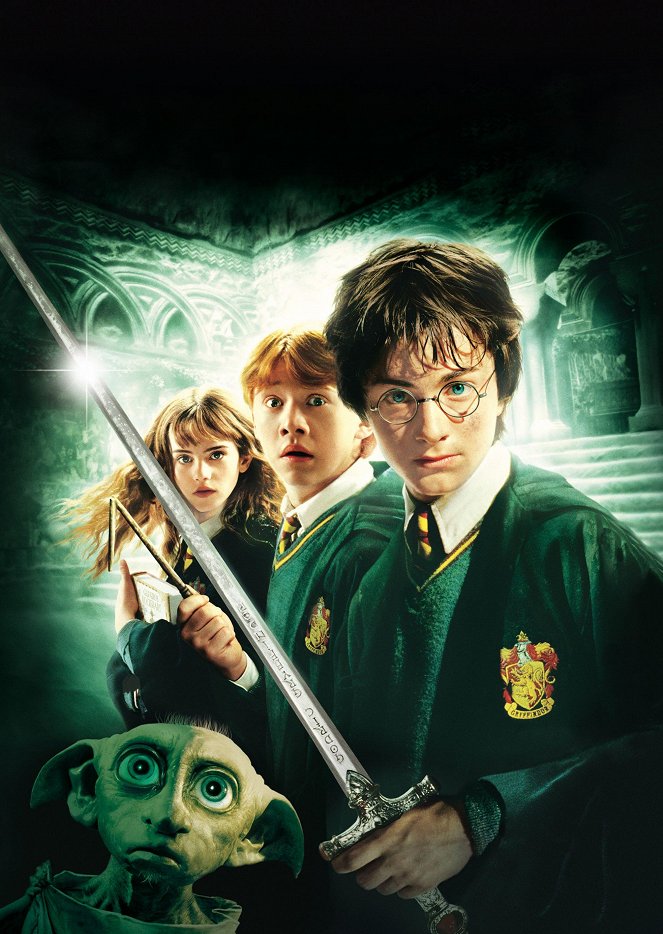 Harry Potter und die Kammer des Schreckens - Werbefoto - Emma Watson, Rupert Grint, Daniel Radcliffe