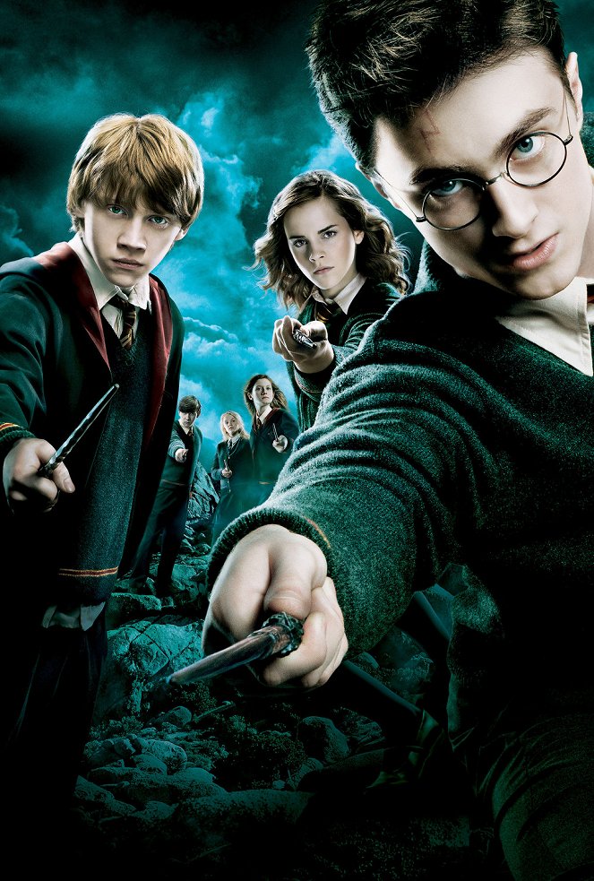Harry Potter és a Főnix rendje - Promóció fotók - Rupert Grint, Matthew Lewis, Evanna Lynch, Bonnie Wright, Emma Watson, Daniel Radcliffe