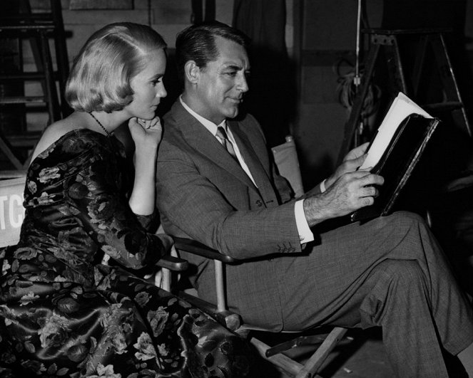 Intriga Internacional - De filmagens - Eva Marie Saint, Cary Grant
