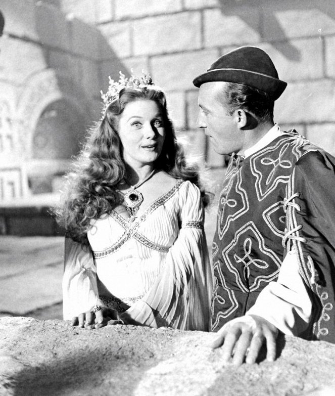 A Connecticut Yankee in King Arthur's Court - Tournage - Rhonda Fleming, Bing Crosby