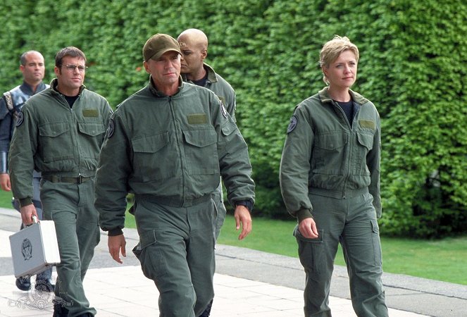 Stargate Kommando SG-1 - Der Kampf der Tollaner - Filmfotos - Michael Shanks, Richard Dean Anderson, Christopher Judge, Amanda Tapping