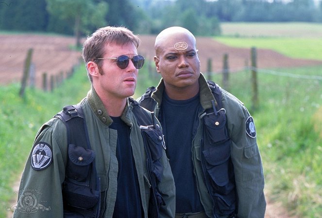 Hvězdná brána - Rok 2001 - Z filmu - Michael Shanks, Christopher Judge