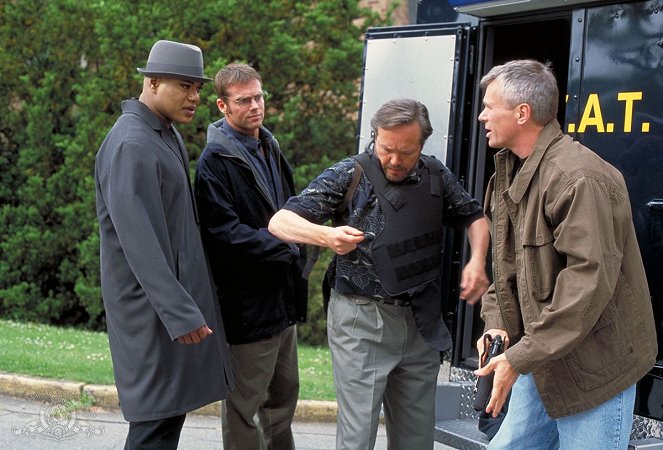 Stargate SG-1 - Desperate Measures - Van film - Christopher Judge, Michael Shanks, Tom McBeath, Richard Dean Anderson