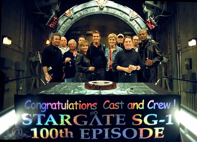 Stargate SG-1 - Season 5 - Wormhole X-Treme! - Tournage - Don S. Davis, Teryl Rothery, Michael Shanks, Amanda Tapping, Christopher Judge