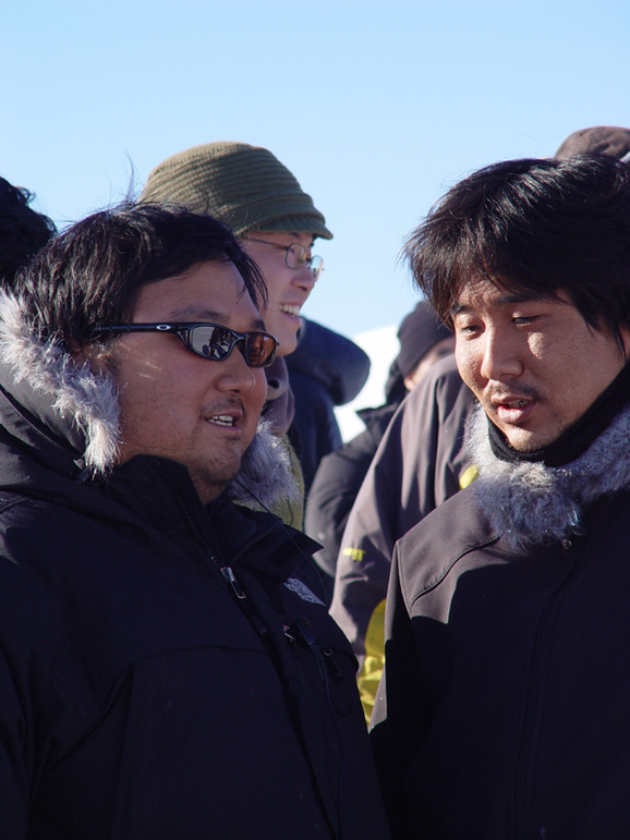 Antarctic Journal - Tournage - Pil-sung Yim, Chung-hoon Chung