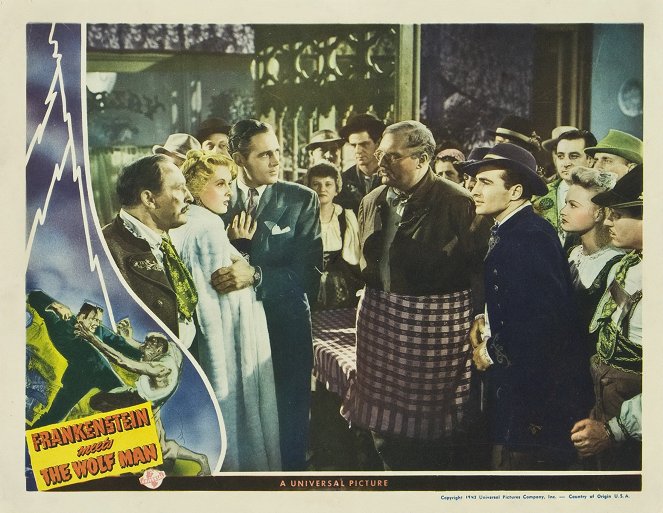 Frankenstein Meets the Wolf Man - Lobby Cards - Lionel Atwill, Ilona Massey, Patric Knowles, Rex Evans, Martha Vickers