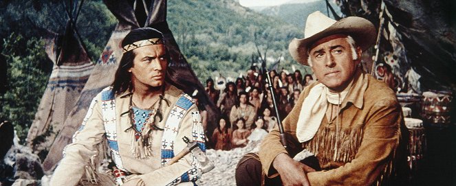 El asalto de los apaches - De la película - Pierre Brice, Stewart Granger