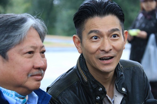 Můj strážný senior - Z nakrúcania - Sammo Hung, Andy Lau