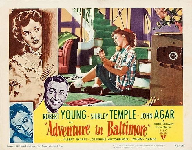 Adventure in Baltimore - Lobby Cards