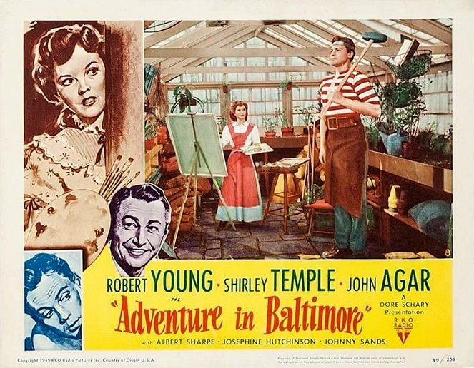 Adventure in Baltimore - Lobby Cards