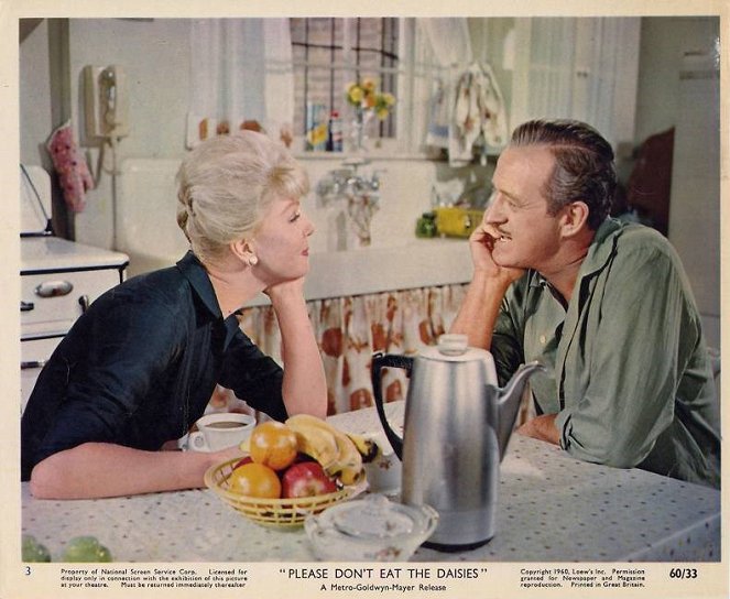Ne mangez pas les marguerites - Cartes de lobby - Doris Day, David Niven