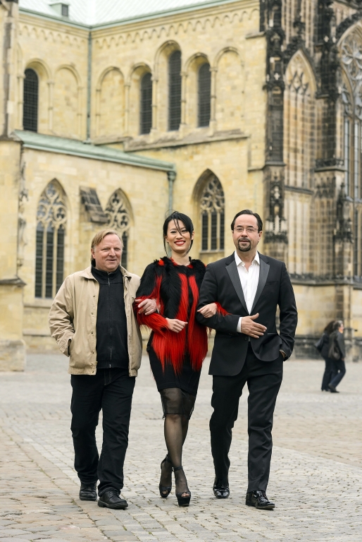 Tatort - Season 44 - Die chinesische Prinzessin - Werbefoto - Axel Prahl, Hui Chi Chiu, Jan Josef Liefers