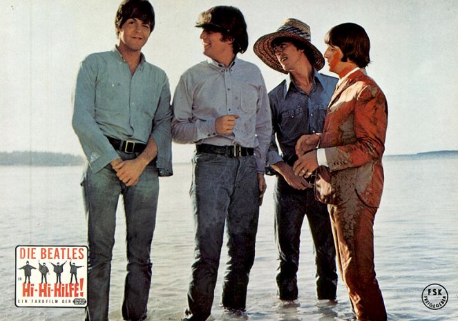 Na pomoc! - Lobby karty - Paul McCartney, John Lennon, George Harrison, Ringo Starr