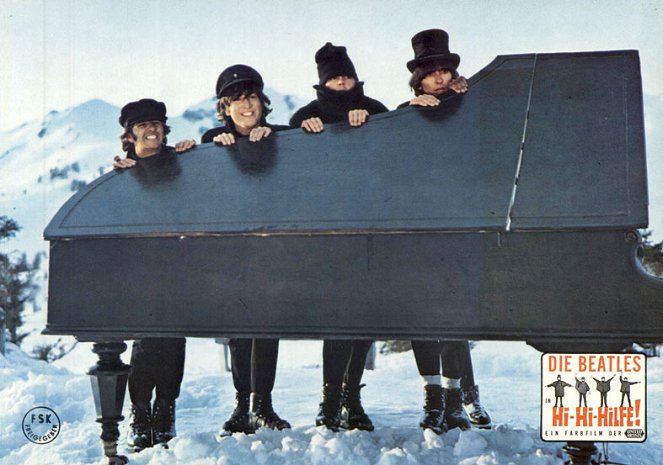 Au secours ! - Cartes de lobby - Ringo Starr, John Lennon, Paul McCartney, George Harrison