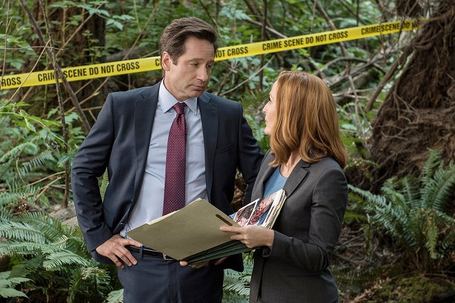 Akty X - Návrat - Mulder a Scullyová stretávajú monštrum - Z filmu - David Duchovny, Gillian Anderson