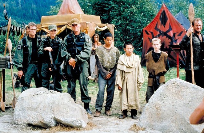 Stargate SG-1 - Season 5 - The Warrior - Photos - Michael Shanks, Amanda Tapping, Richard Dean Anderson
