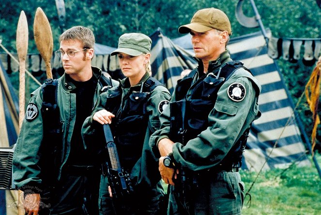 Stargate SG-1 - Season 5 - The Warrior - De la película - Michael Shanks, Amanda Tapping, Richard Dean Anderson