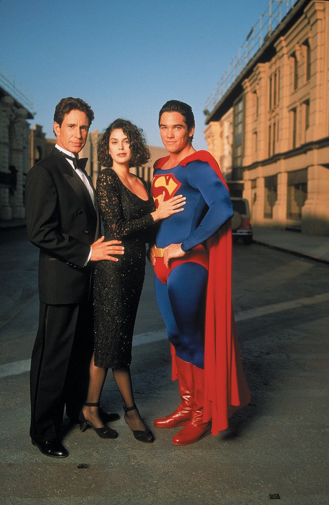 Lois & Clark: The New Adventures of Superman - Promoción - John Shea, Teri Hatcher, Dean Cain