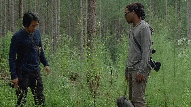 The Walking Dead - Not Tomorrow Yet - Van film - Steven Yeun, Corey Hawkins