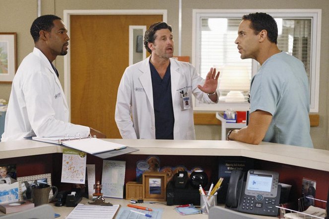 Grey's Anatomy - Die jungen Ärzte - Was macht Männer aus? - Filmfotos - Jason George, Patrick Dempsey, Daniel Sunjata